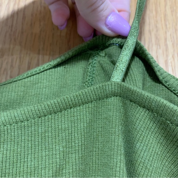 Open Edit Olive Color Bodysuit - Size Small - Picture 7 of 7